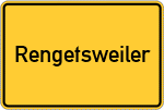 Place name sign Rengetsweiler
