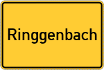 Place name sign Ringgenbach