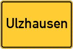 Place name sign Ulzhausen