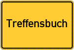 Place name sign Treffensbuch