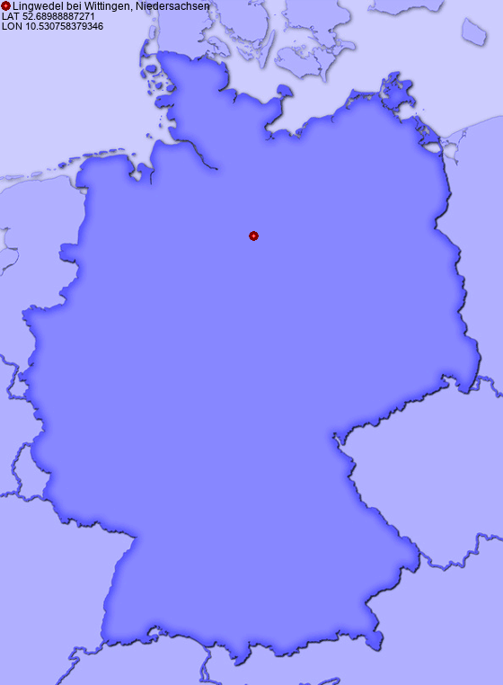 Location of Lingwedel bei Wittingen, Niedersachsen in Germany