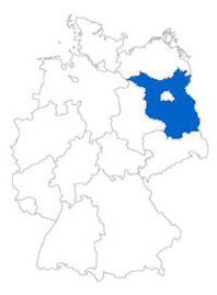 Show Federal state Brandenburg on the map of the federal states