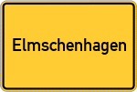 Place name sign Elmschenhagen