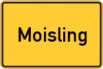 Place name sign Moisling