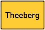 Place name sign Theeberg