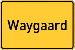 Place name sign Waygaard