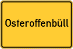 Place name sign Osteroffenbüll