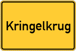 Place name sign Kringelkrug