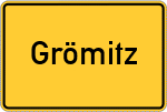 Place name sign Grömitz