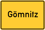 Place name sign Gömnitz