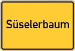 Place name sign Süselerbaum