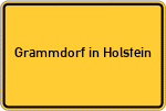 Place name sign Grammdorf in Holstein