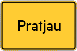Place name sign Pratjau
