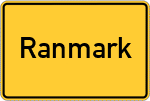 Place name sign Ranmark
