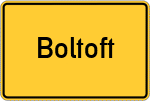Place name sign Boltoft