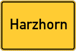 Place name sign Harzhorn