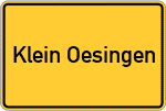 Place name sign Klein Oesingen