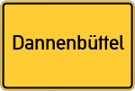 Place name sign Dannenbüttel