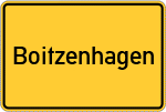 Place name sign Boitzenhagen