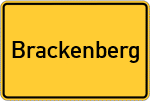 Place name sign Brackenberg, Forsthaus