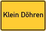 Place name sign Klein Döhren