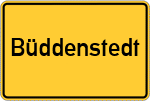 Place name sign Büddenstedt