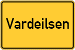 Place name sign Vardeilsen