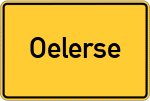 Place name sign Oelerse