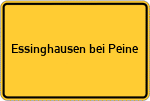 Place name sign Essinghausen bei Peine