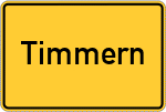 Place name sign Timmern