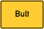 Place name sign Bult