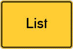 Place name sign List