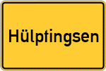 Place name sign Hülptingsen