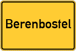 Place name sign Berenbostel
