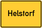 Place name sign Helstorf