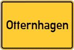 Place name sign Otternhagen