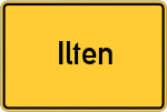 Place name sign Ilten, Han
