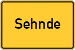 Place name sign Sehnde
