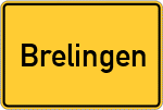Place name sign Brelingen