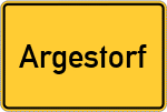 Place name sign Argestorf