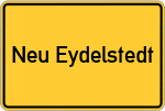 Place name sign Neu Eydelstedt
