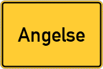 Place name sign Angelse
