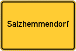 Place name sign Salzhemmendorf