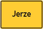 Place name sign Jerze