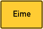 Place name sign Eime