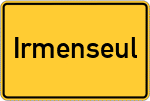 Place name sign Irmenseul