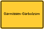 Place name sign Garmissen-Garbolzum