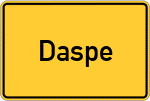 Place name sign Daspe