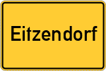 Place name sign Eitzendorf