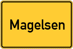 Place name sign Magelsen